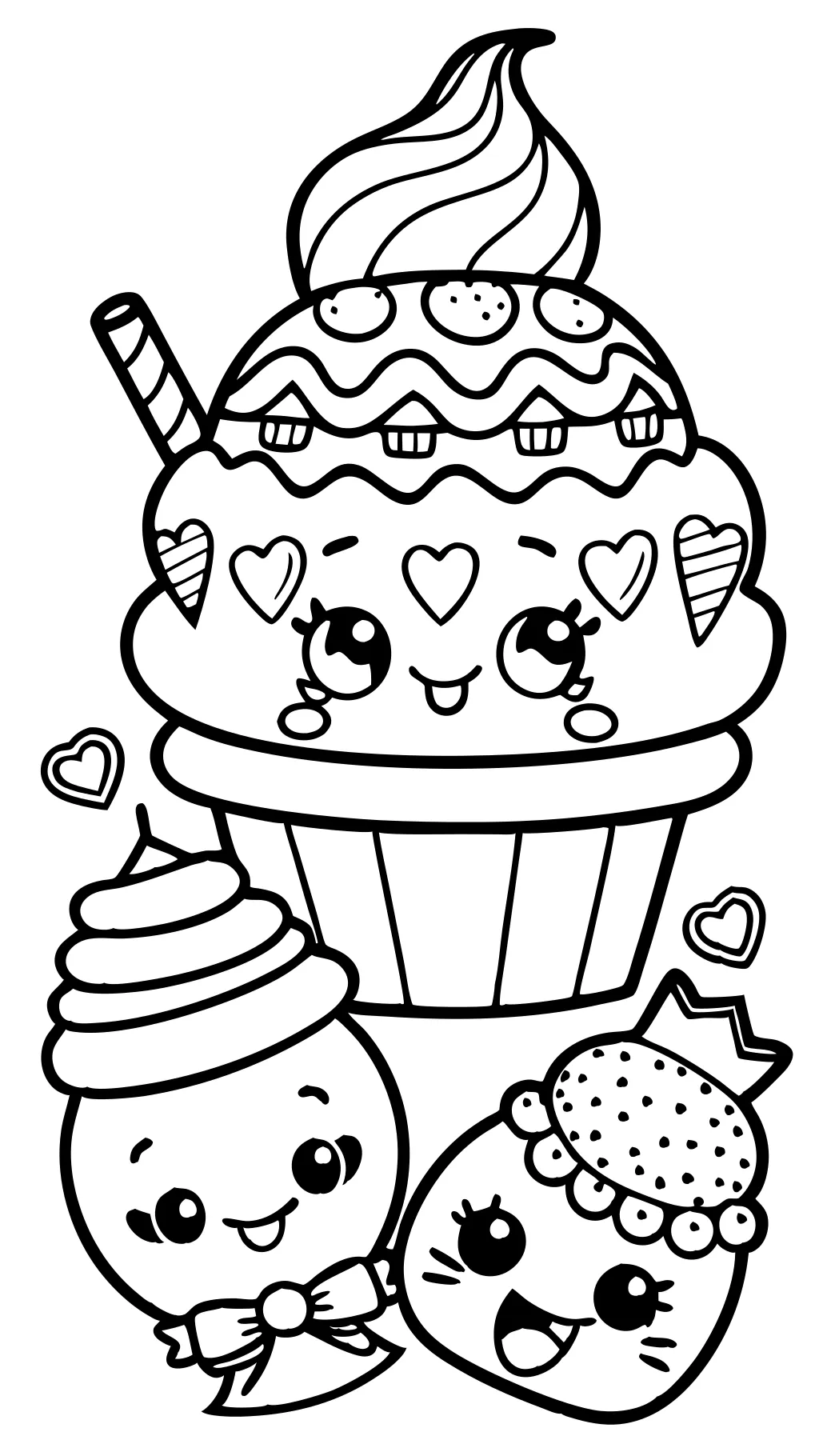 coloring pages shopkins